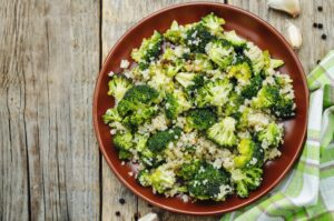 Quinoa mit Brokkoli