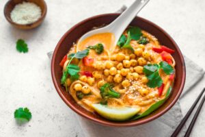 Kichererbsen-Currysuppe